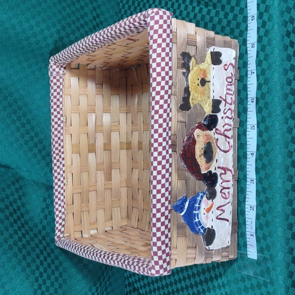 Set of 3 Wicker Christmas Baskets - Picture 2 of 5